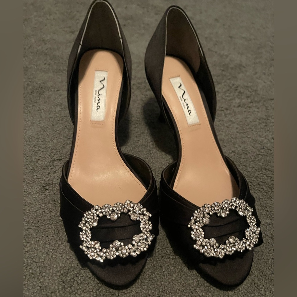 Women’s black dress shoes